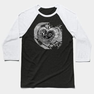 HEART MIX G BLACK Baseball T-Shirt